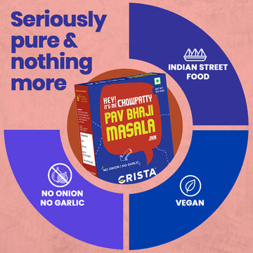 CRISTA Flavours of India - Jain Gourmet Indian Spice Blends Combo Pack- 3