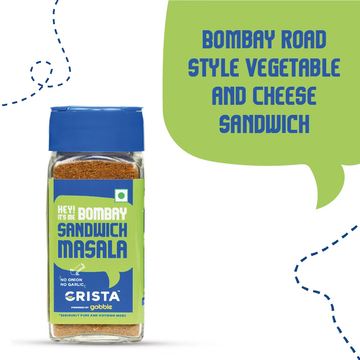 Bombay Road Style Vegetable and Cheese Sandwich