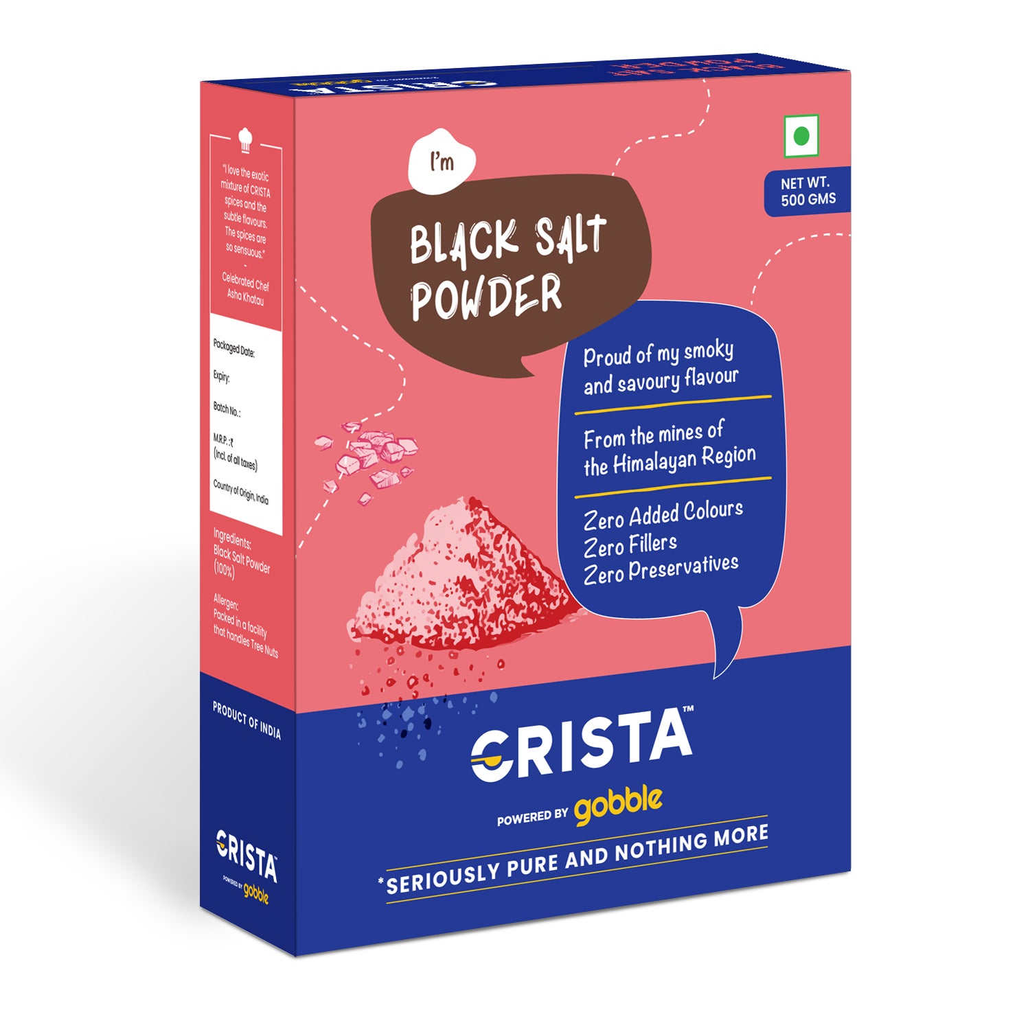 CRISTA Black Salt Powder
