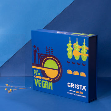 CRISTA Consciously Vegan Seasonings Gift Box| Box of 5| Festive Gift| Pure Spice Gifting: 295 gms