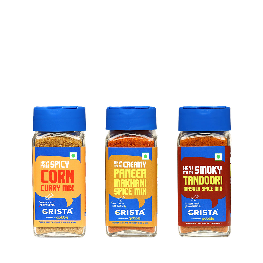 CRISTA Flavours of India - Gourmet Indian Spice Blends Combo Pack - 2