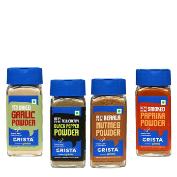 CRISTA Kitchen Ground Spices (Masala) Basics Combo Pack - 3